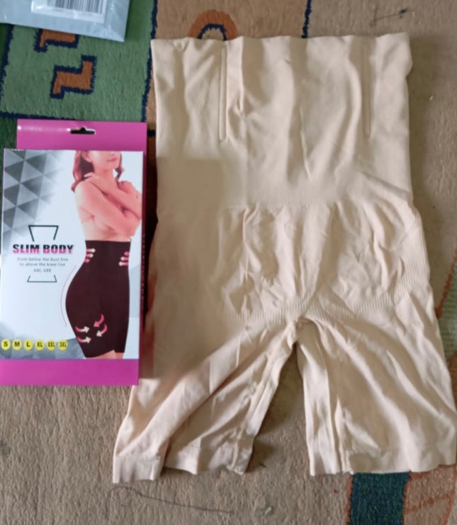 Slim Body Full Body Shaper High Waist Tummy Control Slimming Shorts