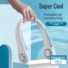 Rechargeable Portable Neck Fan, Hands-free Cooling