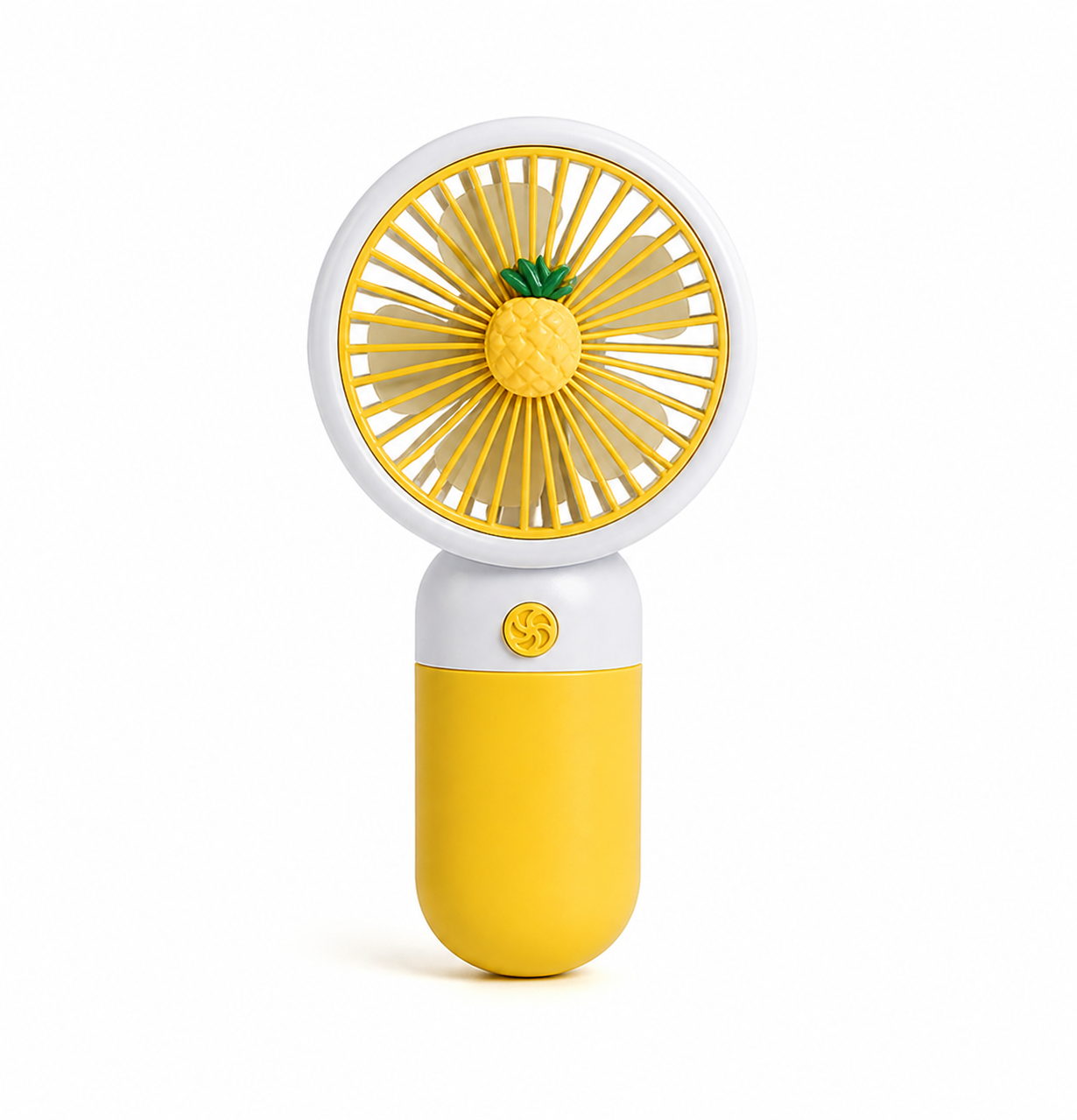Mini Portable Rechargeable Handheld Fan with Stand | 3 Speed Cute Fruit Design