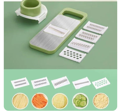 5in1 Vegetable Cutter Multifunctional Grater For Vegetables Slicers