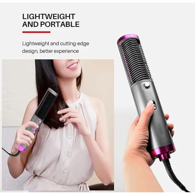 Dryer Portable Curler Straight Hair 3 In 1 Dryer Brush Styling Tool Hairdryer