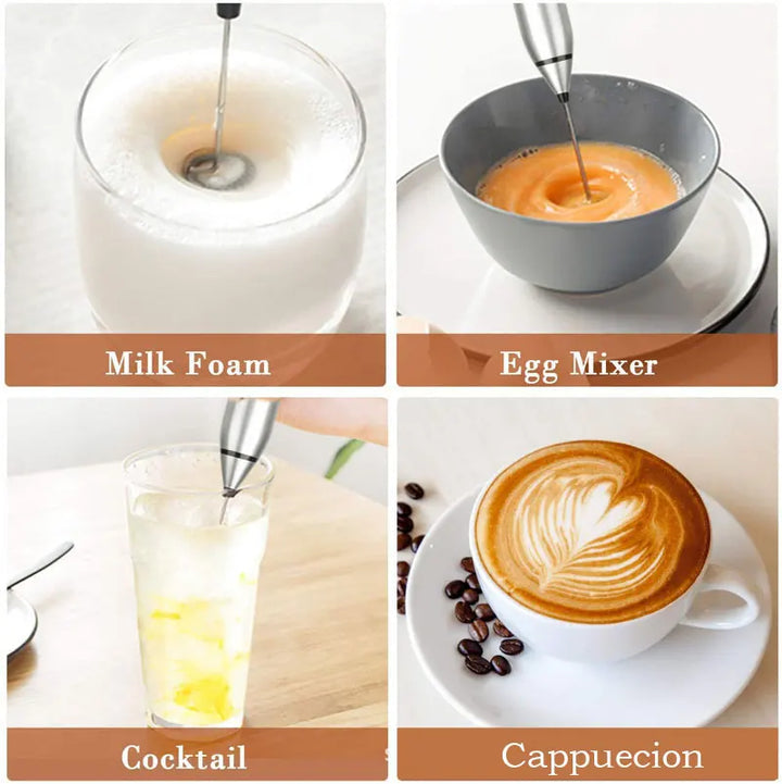 Rechargeable 2 in 1 Coffee & Egg Beater & Mixer Tool