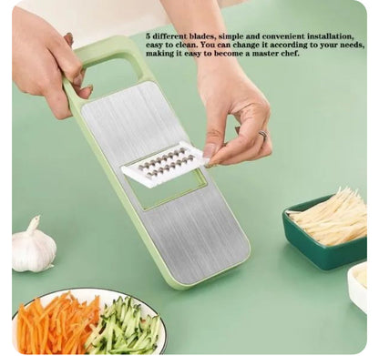 5in1 Vegetable Cutter Multifunctional Grater For Vegetables Slicers