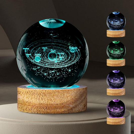 16 Colors Crystal Ball 🔮 Lamp Color Changing With Remote | Home Decor Lights