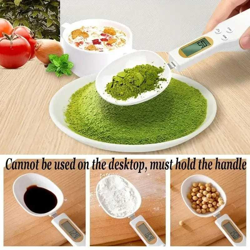Digital Measuring Spoon Scale | Weighing Spoon 0.1g–500g | Gram & Ounce Measurement
