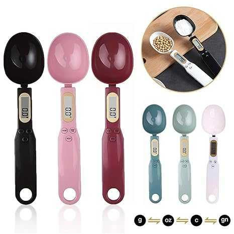 Digital Measuring Spoon Scale | Weighing Spoon 0.1g–500g | Gram & Ounce Measurement